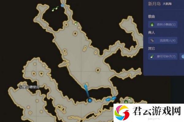 命运方舟新月岛摩可可位置介绍