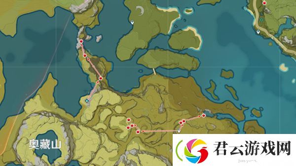 原神琉璃袋采集路线推荐
