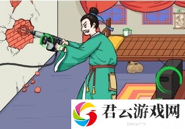 《文字玩出花》怎么通过凿壁借光关卡