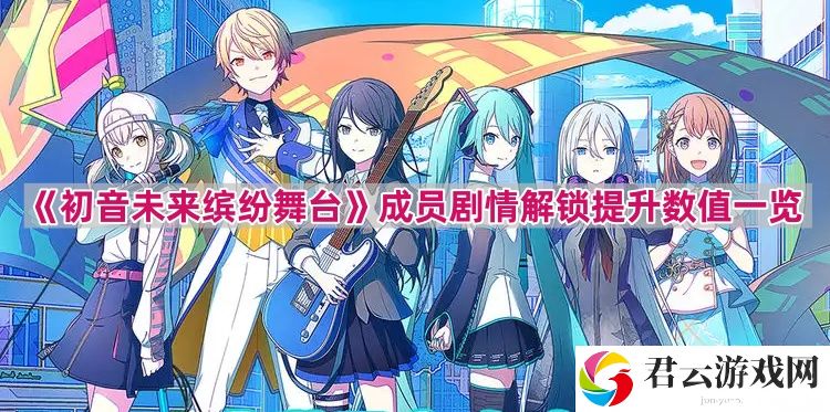 初音未来缤纷舞台成员剧情解锁能提升多少综合力