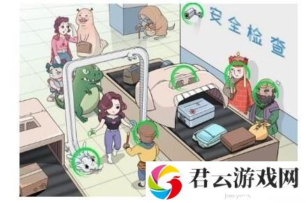 《文字玩出花》怎么通过师徒安检关卡
