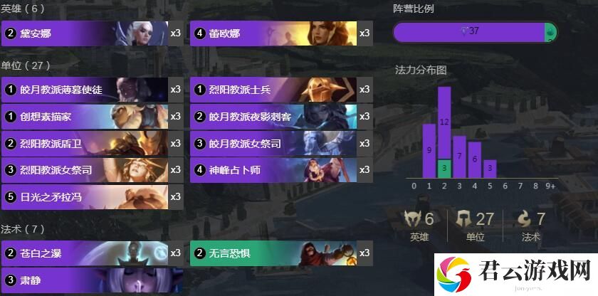 符文大地传奇皎月日女卡组介绍