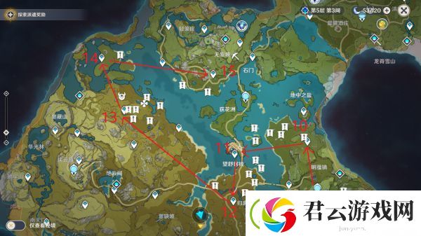 原神高效率刷丘丘人路线