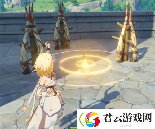 原神同时打碎两堆木桩完成方法-原神攻略