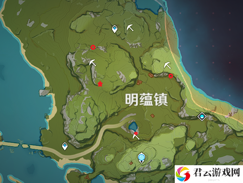 原神蕴镇山洞入口介绍