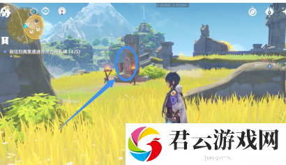 原神宝藏归离5个石碑在哪