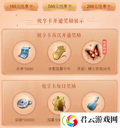 天涯明月刀手游心悦福利有什么