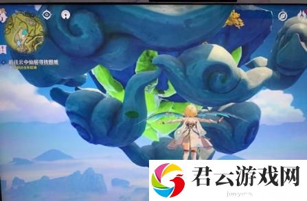 原神云中仙居飞上去方法