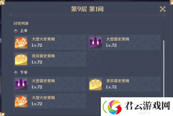 原神深渊9层阵容推荐-原神攻略