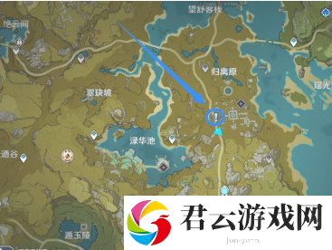原神宝藏归离5个古代石碑位置