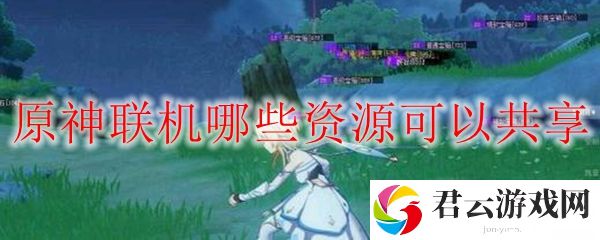 原神联机哪些资源可以共享