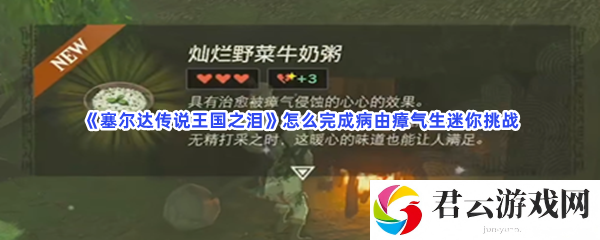 塞尔达传说王国之泪怎么完成病由瘴气生迷你挑战猫扑攻略