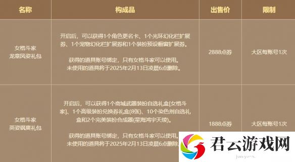 DNF女格斗家重制纪念礼包活动具体解析