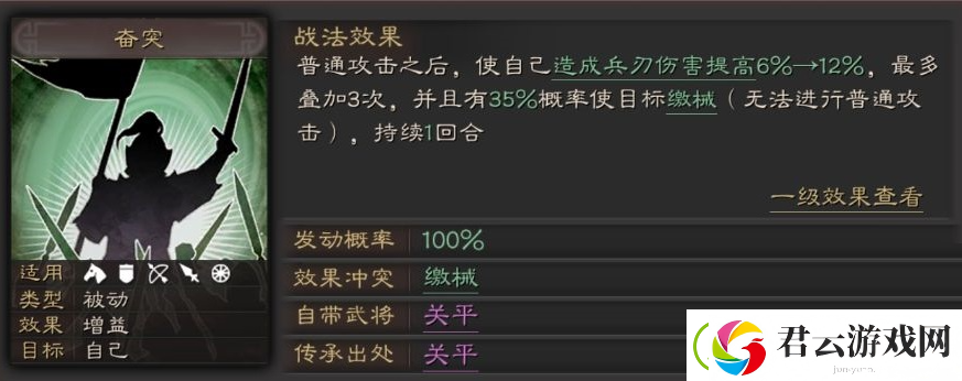 三国志战略版奋突战法评测-三国志战略版攻略