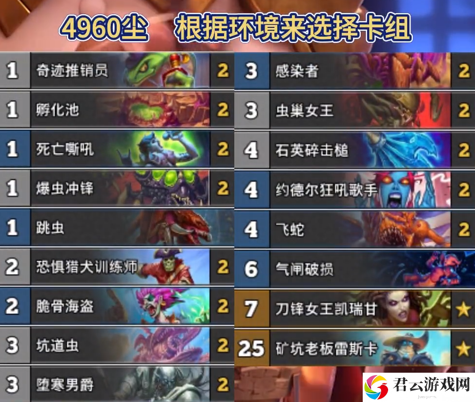 炉石传说标准彩虹虫DK卡组代码分享