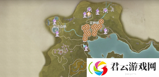 无限暖暖花愿镇雕像位置