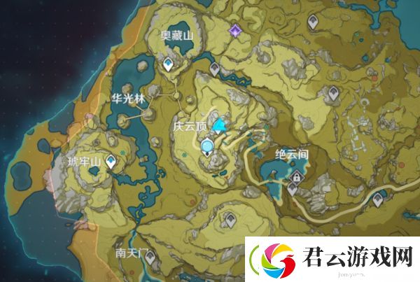 原神庆云顶怎么上去