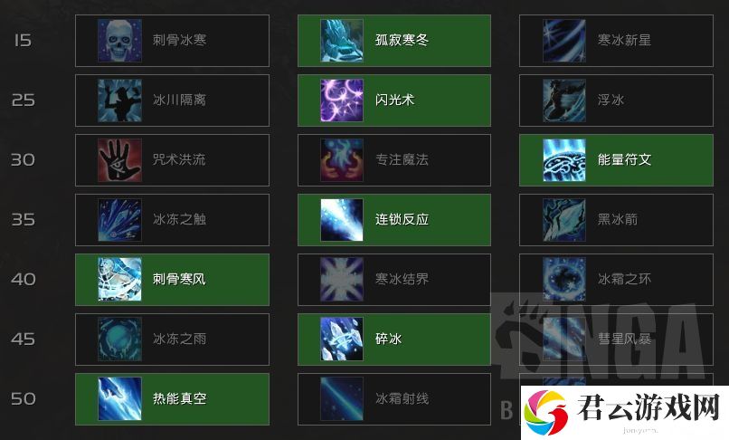 魔兽世界9.1冰法PVE天赋加点诺布攻略