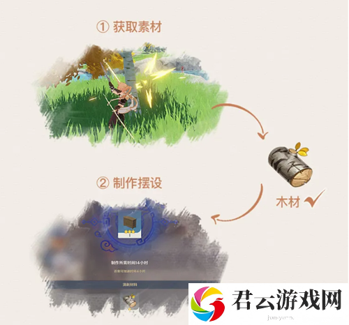 原神手游如何制作摆设