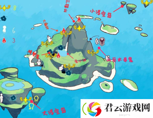 光遇圣岛季光之翼位置大全