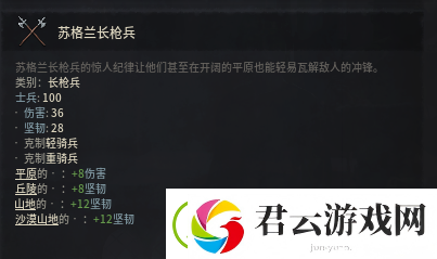 十字军之王3苏格兰长枪兵怎么样-十字军之王3攻略