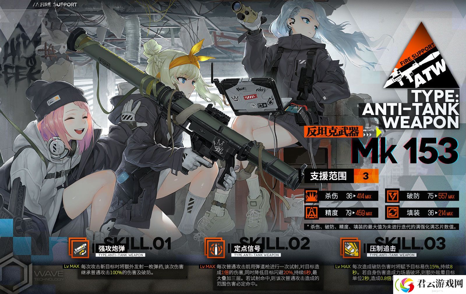 少女前线Mk153属性一览-少女前线攻略