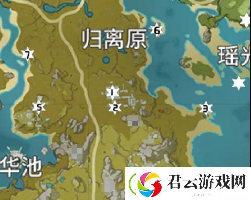 原神归离原岩神瞳位置一览-原神攻略
