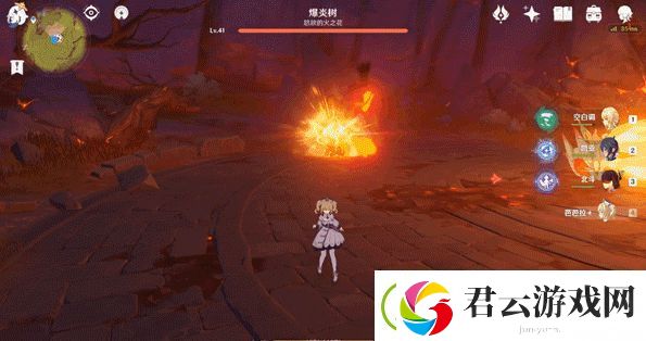 原神爆炎树怎么打