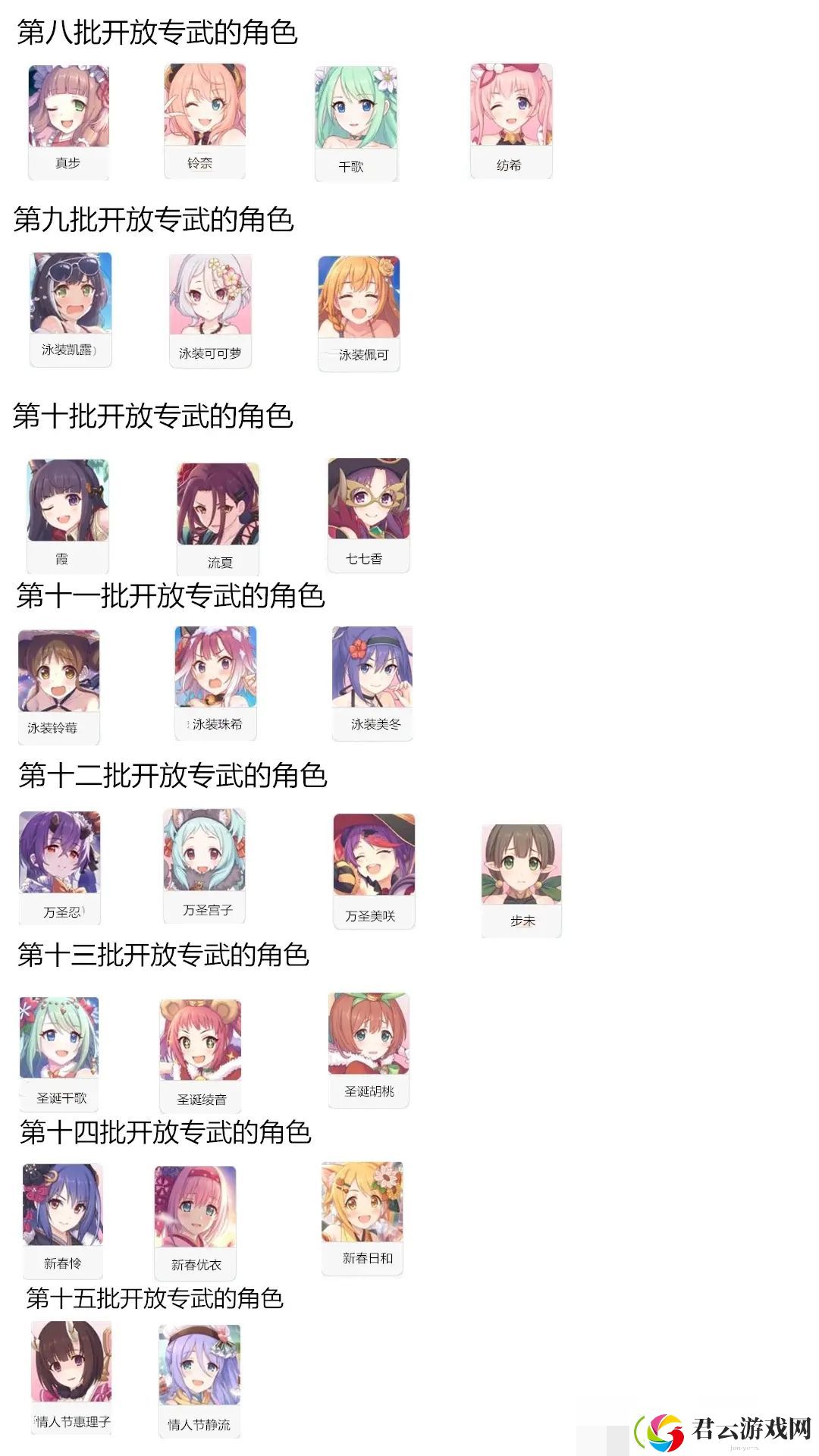 公主连结国服专武什么时候开放