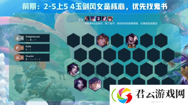 云顶之弈玉剑耀光阵容怎么玩