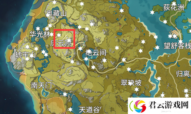 原神庆云顶岩神瞳位置一览-原神攻略