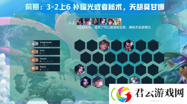 云顶之弈玉剑耀光阵容怎么玩