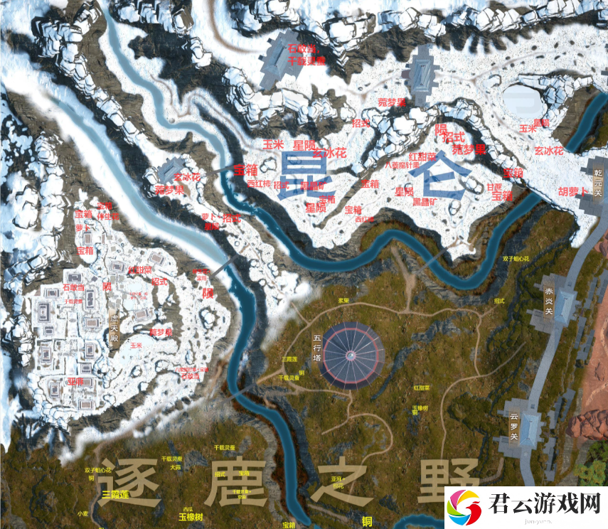 太荒初境全地图资源在哪-全地图资源分布攻略