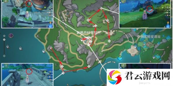 原神子探测单元位置大全