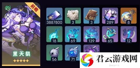 崩坏星穹铁道黑天鹅突破材料详细介绍 善于利用游戏中的元素反应和连锁技能