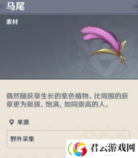 原神马尾有什么用-马尾在哪里-原神攻略