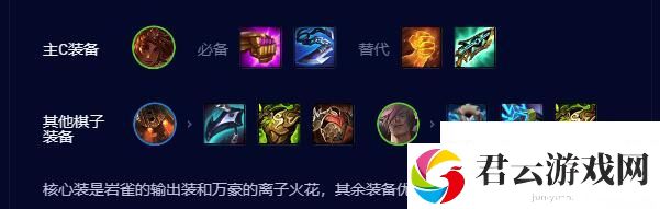 云顶之弈s9.5好事岩雀阵容怎么搭配