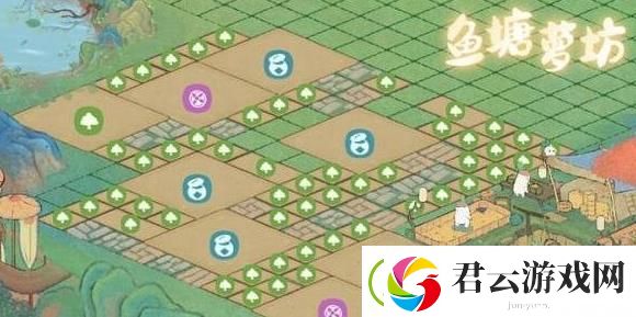 桃源深处有人家鱼塘怎么布局
