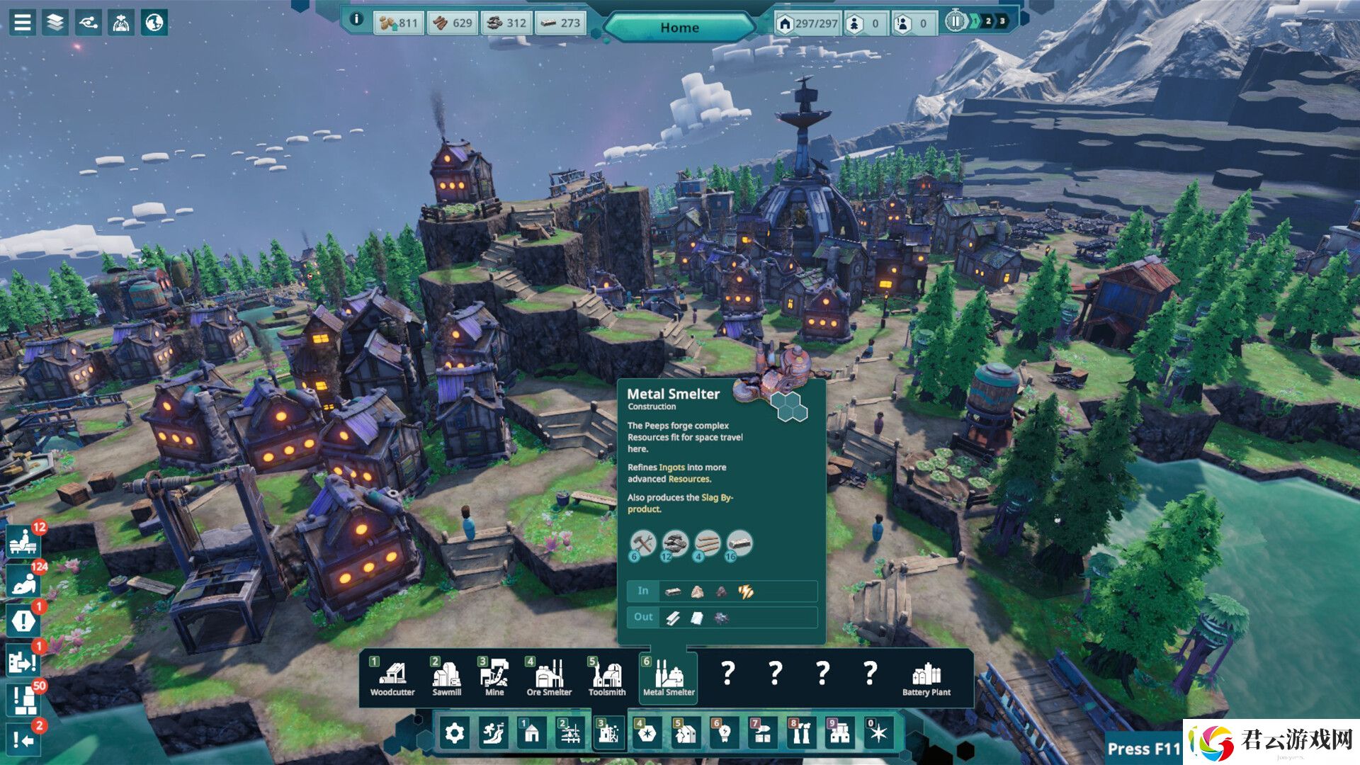 奇幻风城市建造模拟游戏繁星之海现已在Steam平台推出试玩Demo
