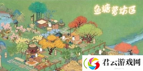 桃源深处有人家鱼塘怎么布局
