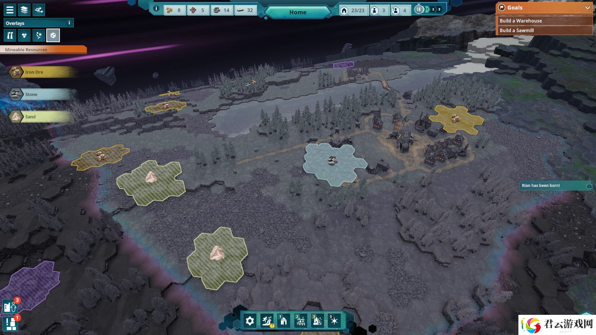 奇幻风城市建造模拟游戏繁星之海现已在Steam平台推出试玩Demo