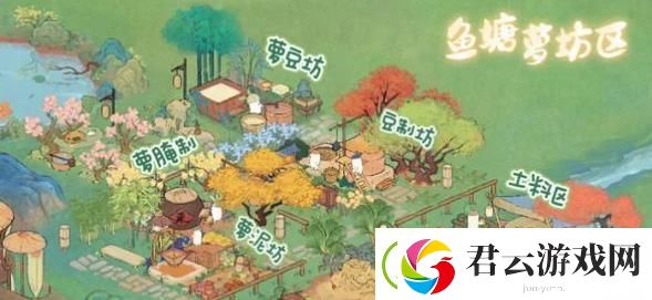 桃源深处有人家鱼塘怎么布局