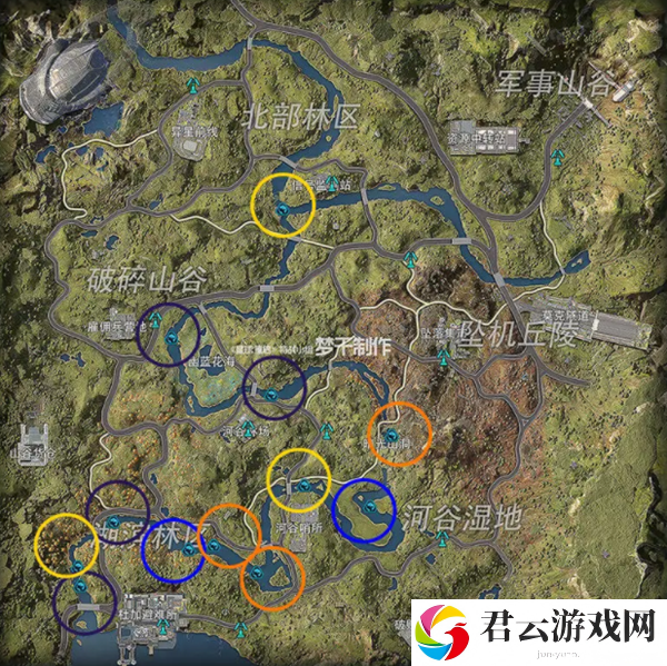 星球重启鱼类分布位置大全分享