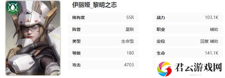 星际52区伊丽娅基础技能信息一览