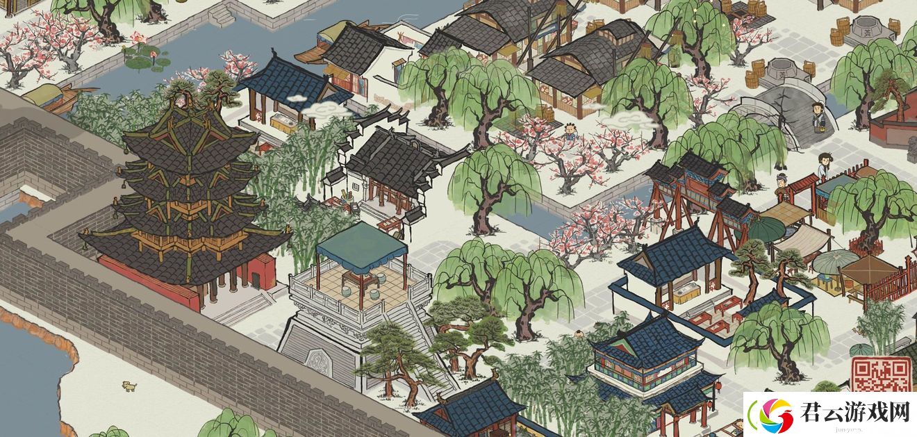江南百景图全绿布局怎么摆