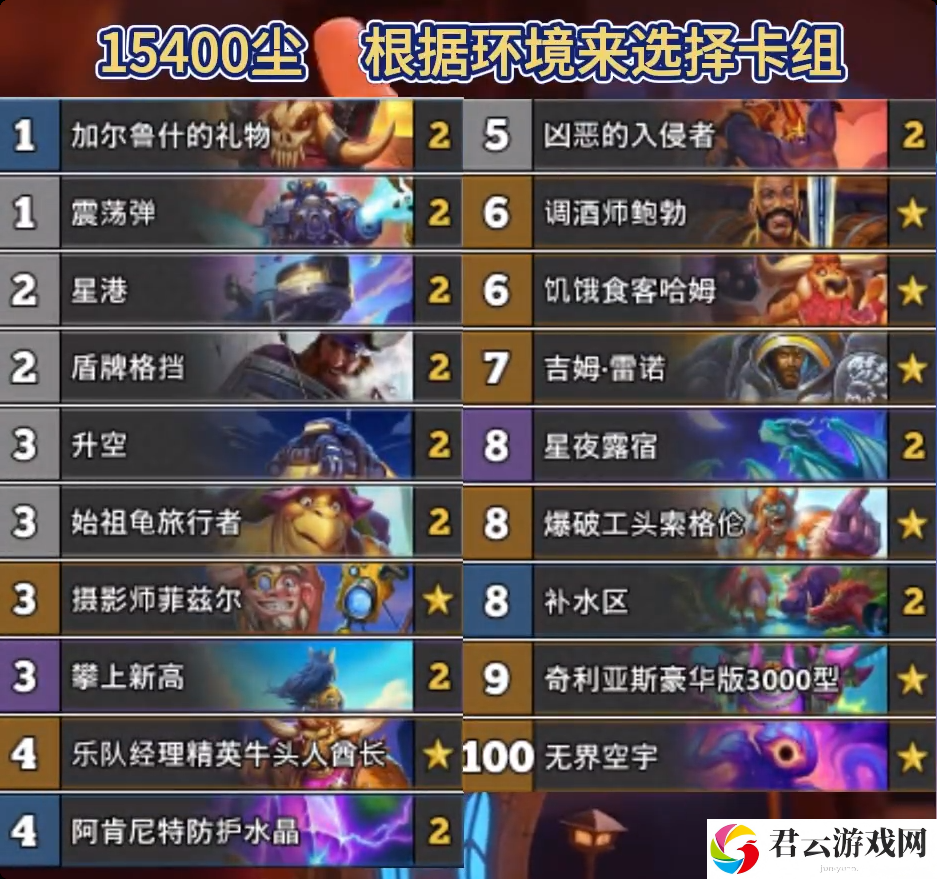 炉石传说标准补水战​卡组代码详细一览