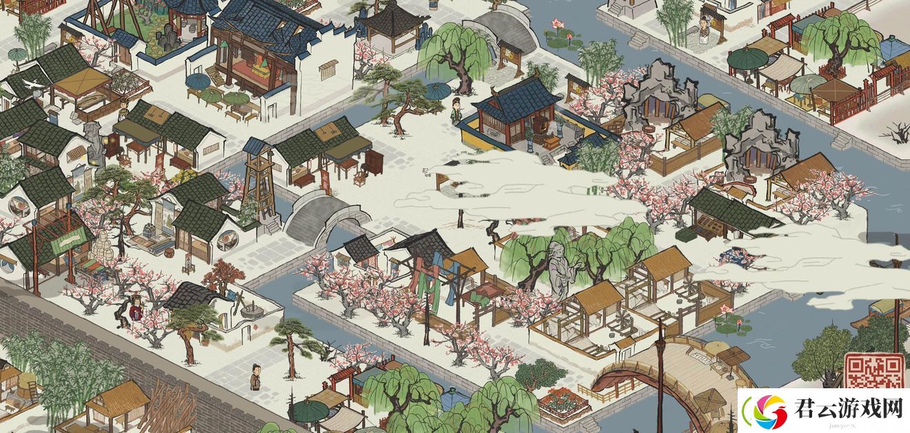 江南百景图全绿布局怎么摆