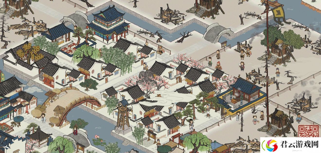 江南百景图全绿布局怎么摆