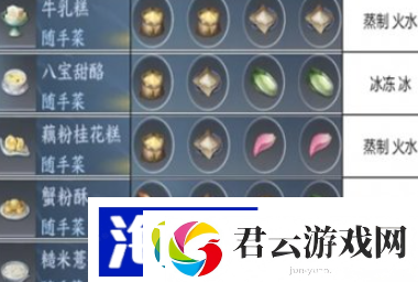 逆水寒手游甄嬛传联动新增食谱介绍-体验不同的游戏乐趣诺布攻略