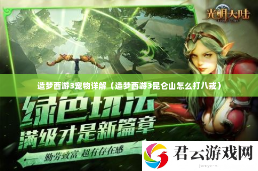 造梦西游3宠物详解 宠物技能搭配与克制链，构建完美战斗体系诺布攻略